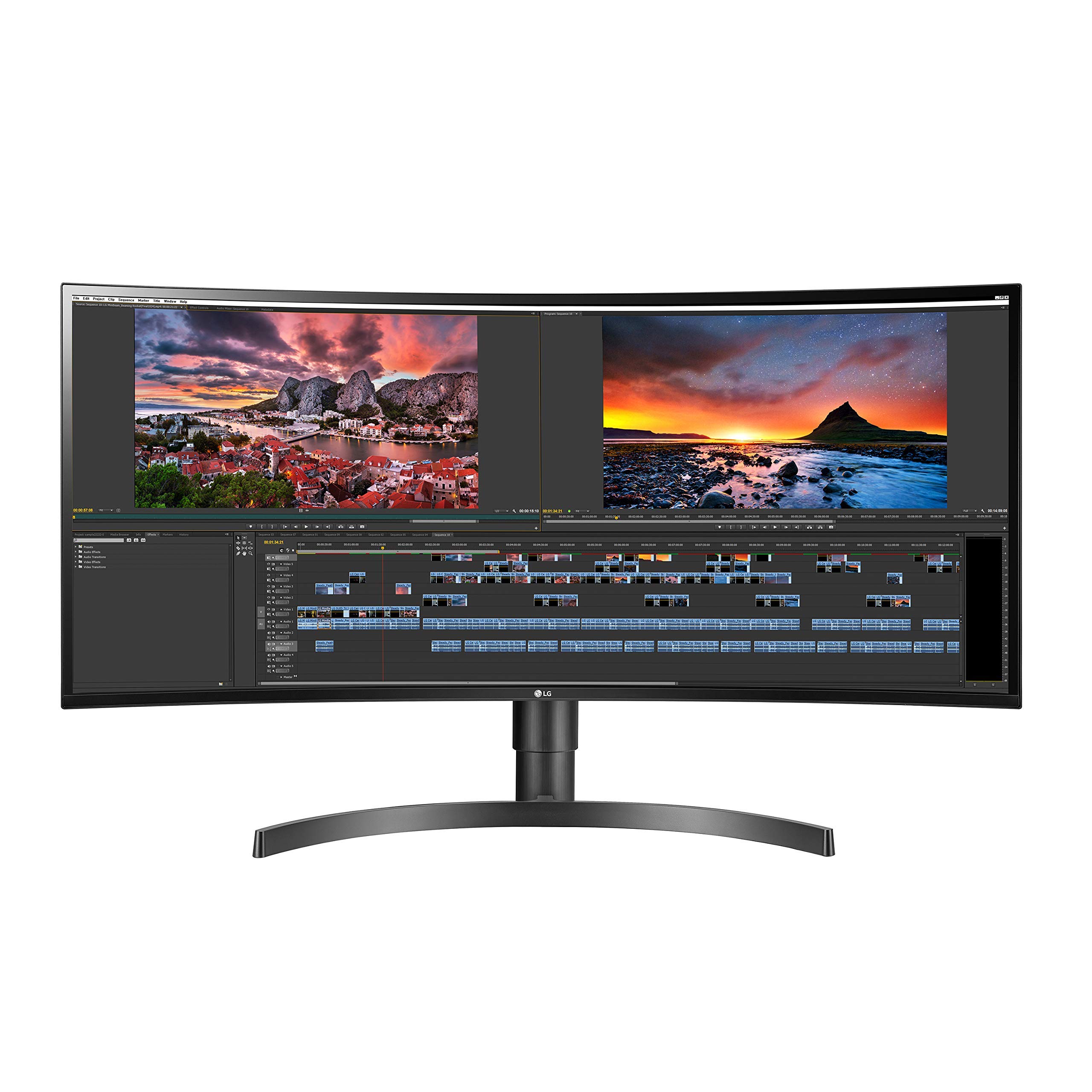LG 34WN80C-B 34インチ湾曲型モニター Amazon.com: LG 34WN80C-B 34 inch 21:9 Curved UltraWide WQHD